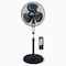 Proaira 18-inch Oscillating Pedestal Fan w/Adjustable Tilt, 3 Speed Control, Black w/ Remote PF18RB - alternate 1